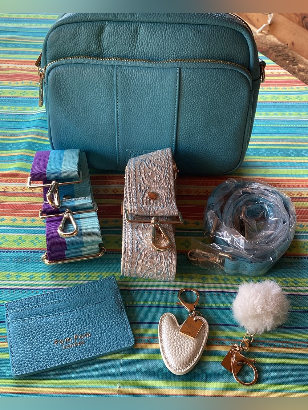 Pom Pom London Original Plus in Blue - loaded with extras!